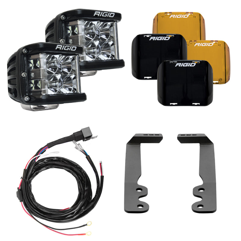 Rigid Industries 2022+ Toyota Tundra A-Pillar Lighting Kit (Fits 360-Series, D-SS Series) - Black Ops Auto Works