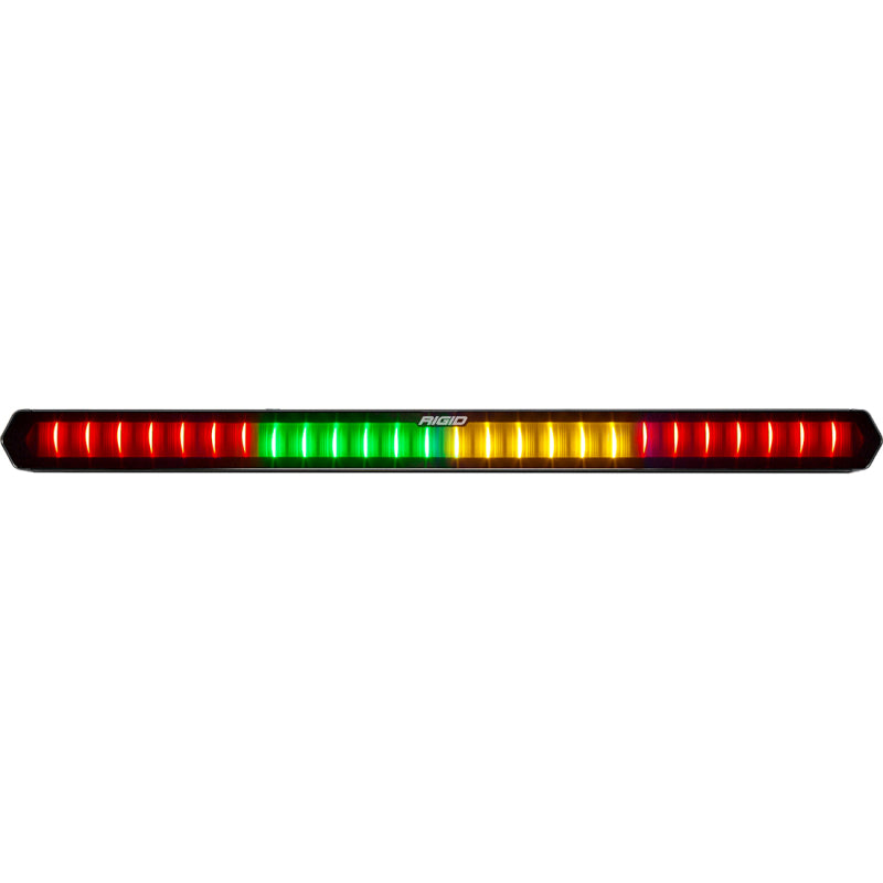 Rigid Industries 28in Chase Light Bar Universal - Rear Facing 27 Mode 5 Color LED Light Bar - Black Ops Auto Works