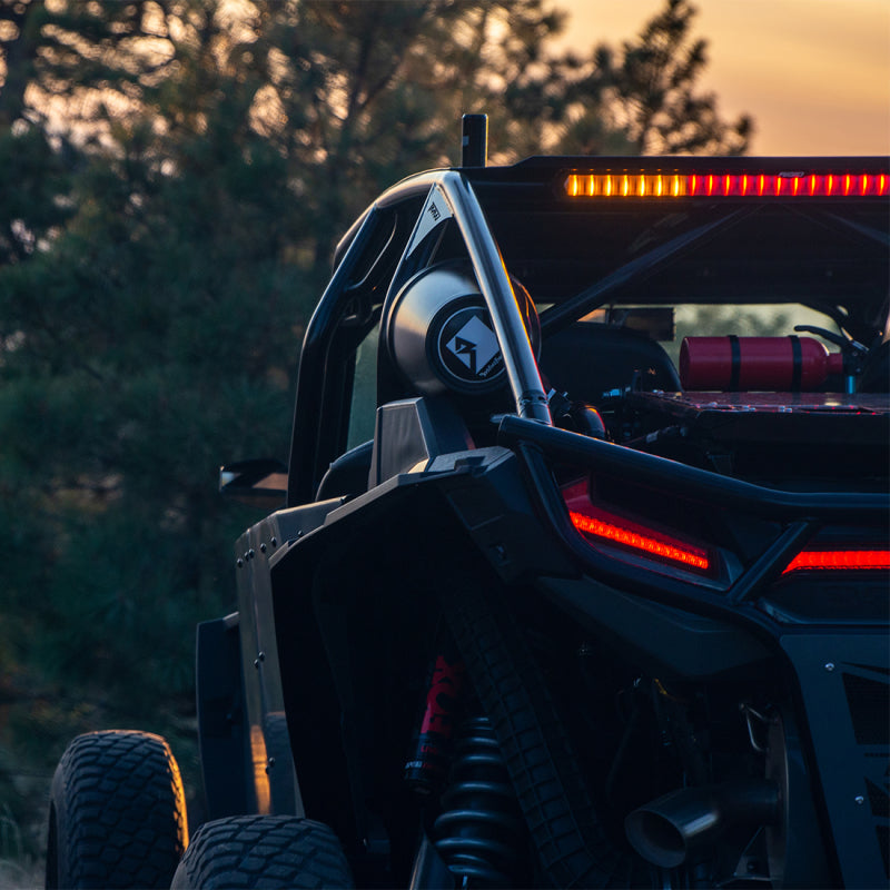 Rigid Industries 28in Chase Light Bar Universal - Rear Facing 27 Mode 5 Color LED Light Bar - Black Ops Auto Works