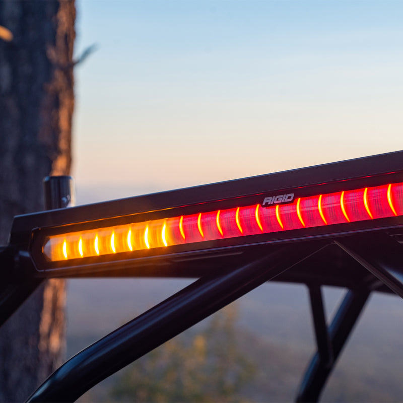 Rigid Industries 28in Chase Light Bar Universal - Rear Facing 27 Mode 5 Color LED Light Bar - Black Ops Auto Works