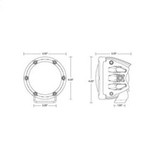 Load image into Gallery viewer, Rigid Industries 360-Series 4in Fog w/ Amber PRO Lens - White (Pair) - Black Ops Auto Works