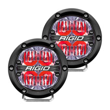 Load image into Gallery viewer, Rigid Industries 360-Series 4in LED Off-Road Drive Beam - Red Backlight (Pair) - Black Ops Auto Works