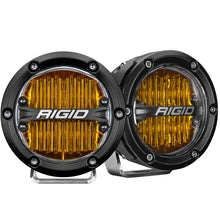 Load image into Gallery viewer, Rigid Industries 360-Series 4in LED SAE J583 Fog Light - Selective Yellow (Pair) - Black Ops Auto Works