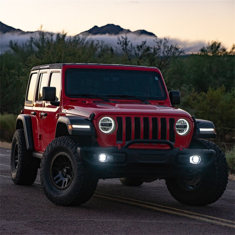 Rigid Industries 360-Series 4in LED SAE J583 Fog Light - White (Pair) - Black Ops Auto Works