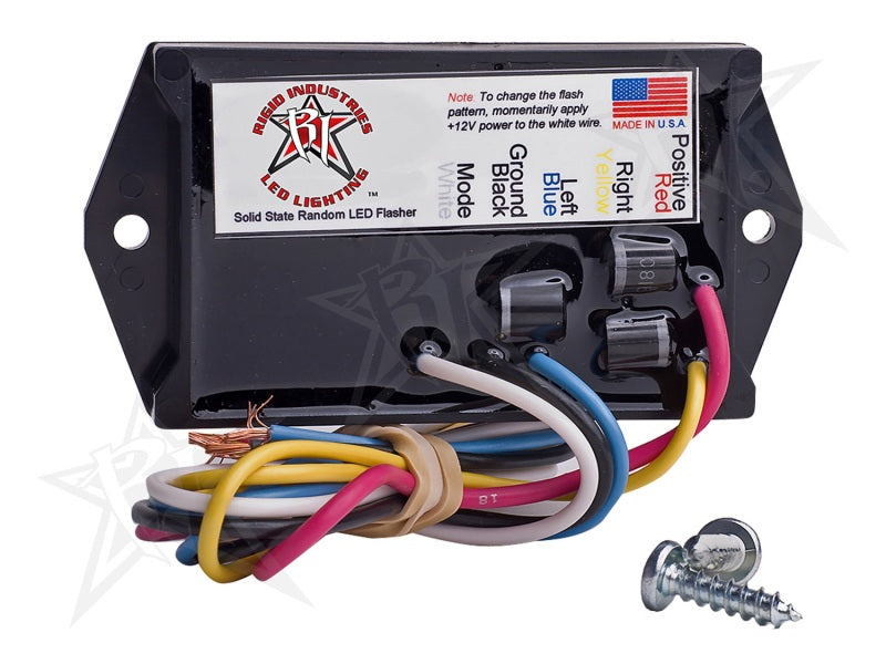 Rigid Industries 6 Amp LED Flasher - 2 Output - 12 Volt - Black Ops Auto Works