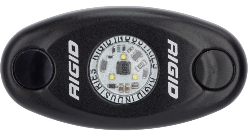 Rigid Industries A-Series Light - Black - Low Strength - Cool White - Black Ops Auto Works