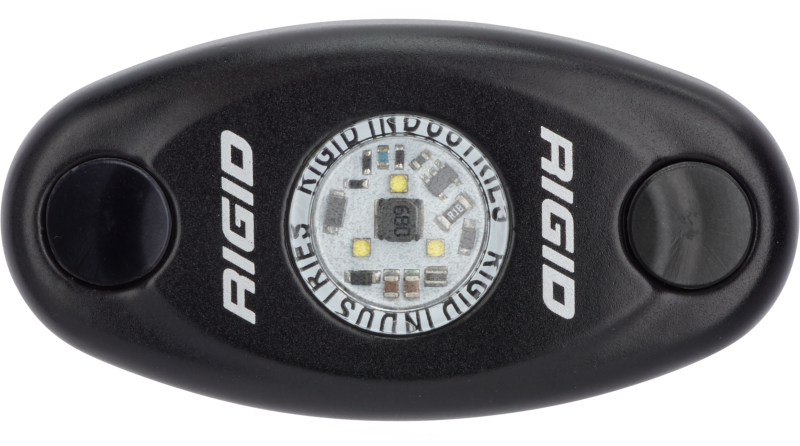 Rigid Industries A-Series Light - Black - Low Strength - Natural White - Black Ops Auto Works