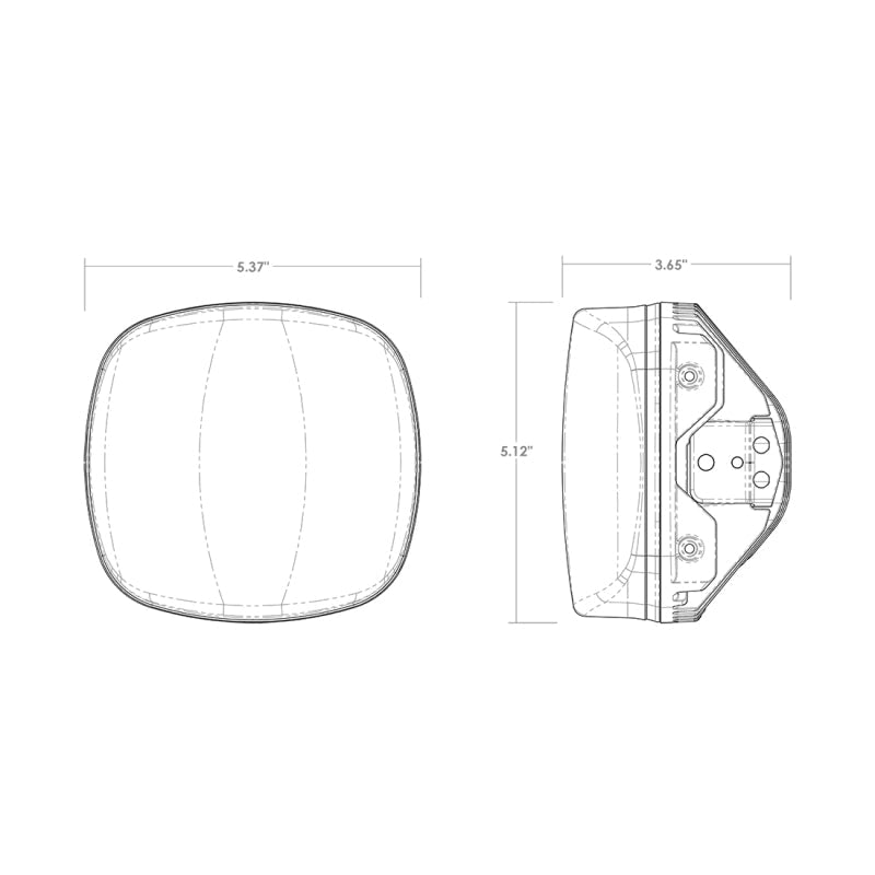 Rigid Industries Adapt XE LED Moto Kit - White - Black Ops Auto Works