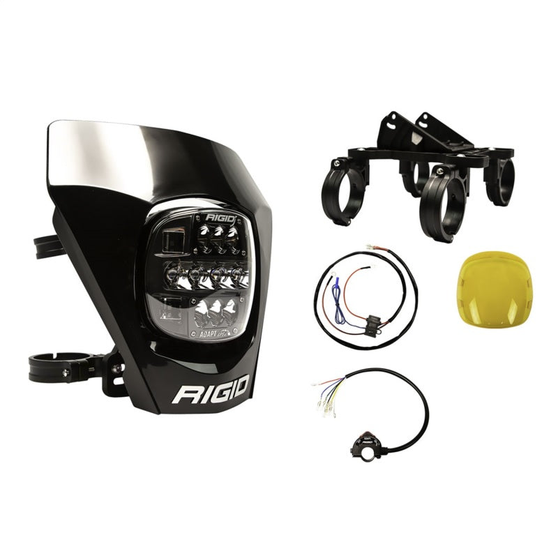 Rigid Industries Adapt XE LED Moto Kit - White - Black Ops Auto Works
