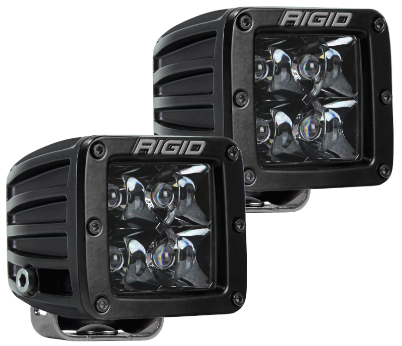 Rigid Industries D-Series Midnight Edition - Spot - Set of 2 - Black Ops Auto Works