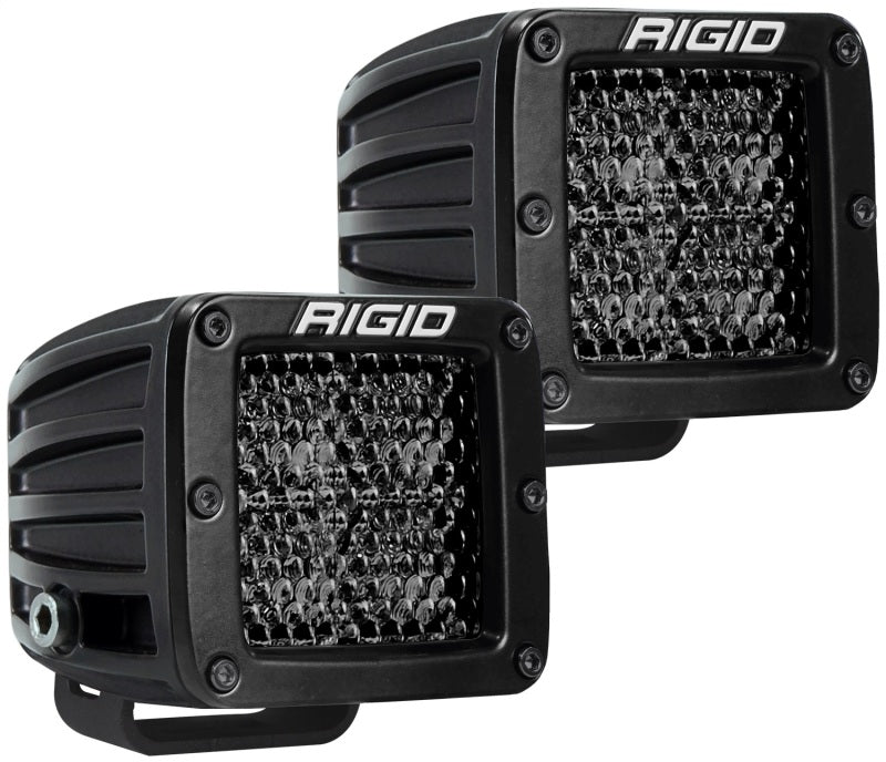 Rigid Industries D Series PRO Midnight Edition - Spot - Diffused - Pair - Black Ops Auto Works