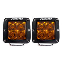 Load image into Gallery viewer, Rigid Industries D-Series Spot w/ Amber PRO Lens (Pair) - Black Ops Auto Works