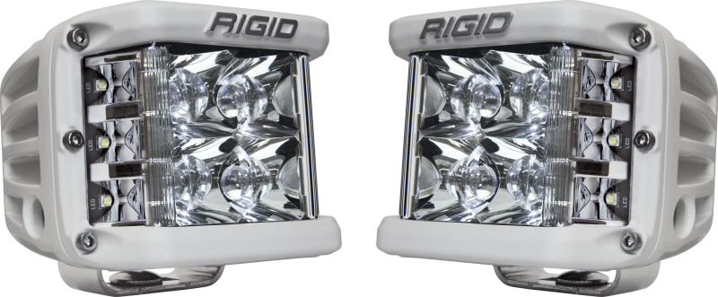 Rigid Industries D-SS - Spot - Set of 2 - White Housing - Black Ops Auto Works