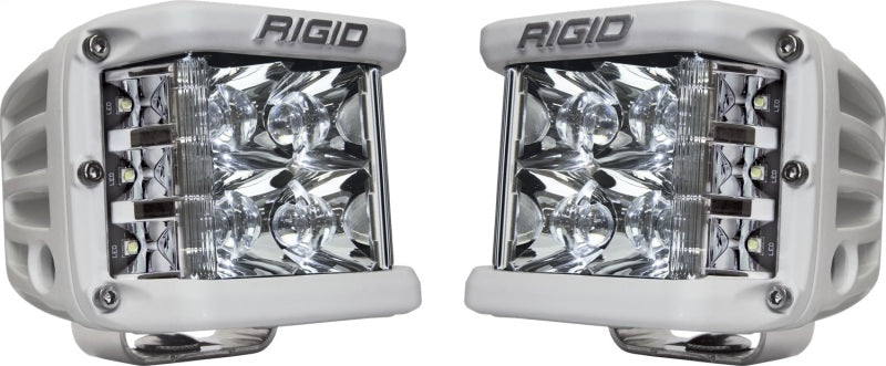 Rigid Industries D-SS - Spot - Set of 2 - White Housing - Black Ops Auto Works