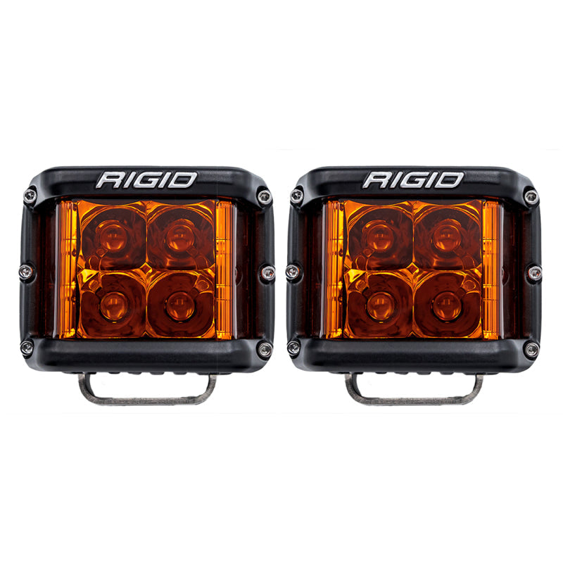 Rigid Industries D-SS Spot w/ Amber PRO Lens (Pair) - Black Ops Auto Works
