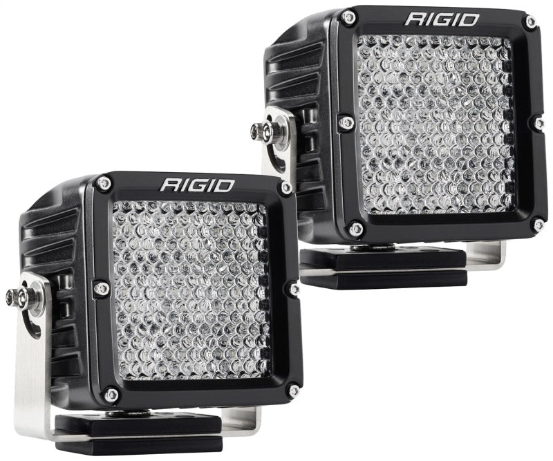 Rigid Industries Dually XL Hybrid Diffused - Spot (Set of 2) - Black Ops Auto Works
