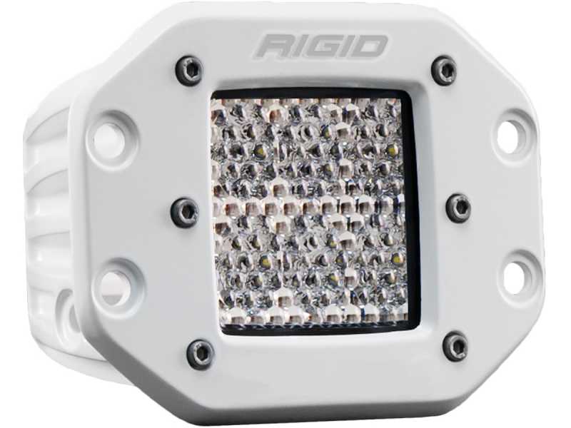 Rigid Industries Marine - Flush Mount - Dually - 60 Deg. Lens - Single - Black Ops Auto Works