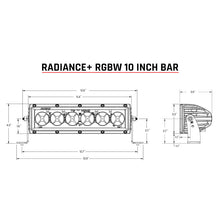 Load image into Gallery viewer, Rigid Industries Radiance+ 10in. RGBW Light Bar - Black Ops Auto Works