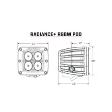 Load image into Gallery viewer, Rigid Industries Radiance+ Pod RGBW - Pair - Black Ops Auto Works