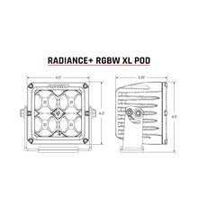 Load image into Gallery viewer, Rigid Industries Radiance+ Pod XL RGBW - Pair - Black Ops Auto Works