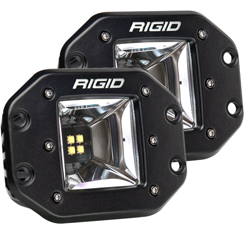 Rigid Industries Radiance+ Scene RGBW Flush Mount - Pair - Black Ops Auto Works