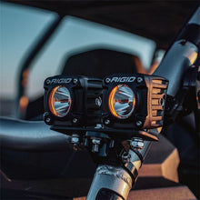 Load image into Gallery viewer, Rigid Industries Revolve Pod w/Amber Trim Ring - Pair - Black Ops Auto Works