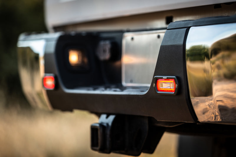 Rigid Industries SR-L Series Flush Mount LED Spreader Pair w/ Red Halo - Universal - Black Ops Auto Works