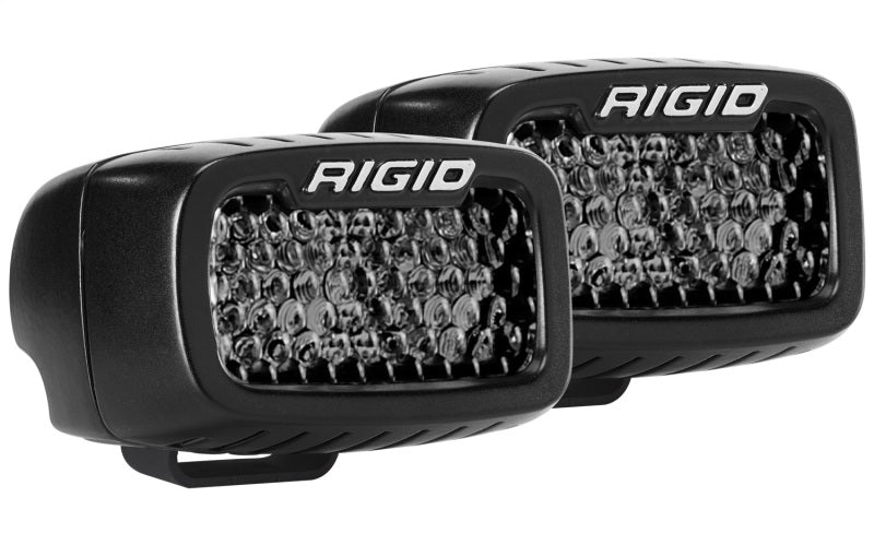 Rigid Industries SR-M Series PRO Midnight Edition - Spot - Diffused - Pair - Black Ops Auto Works