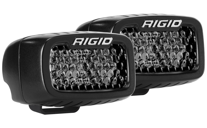 Rigid Industries SR-M Series PRO Midnight Edition - Spot - Diffused - Pair - Black Ops Auto Works