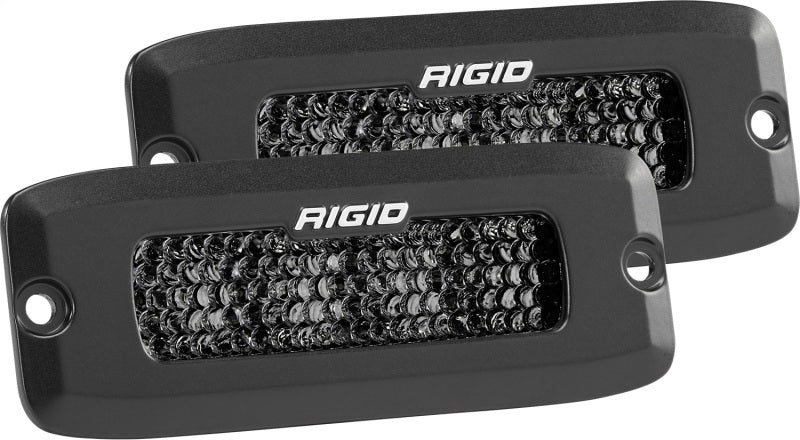 Rigid Industries SR-Q Series PRO Midnight Edition - Spot - Diffused - Pair - Black Ops Auto Works
