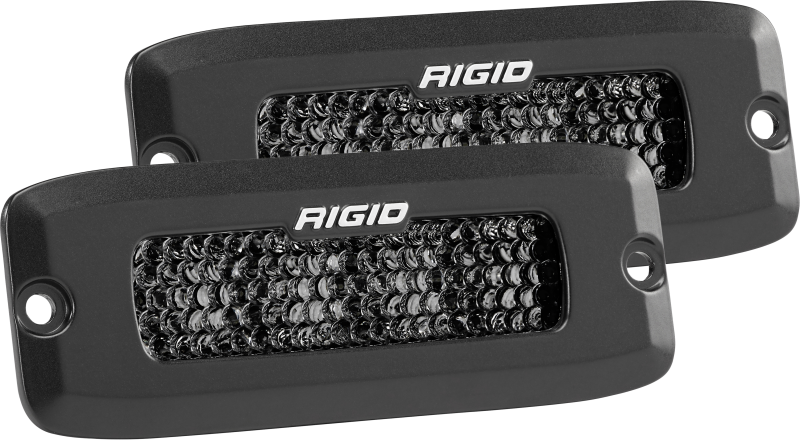 Rigid Industries SR-Q Series PRO Midnight Edition - Spot - Diffused - Pair - Black Ops Auto Works