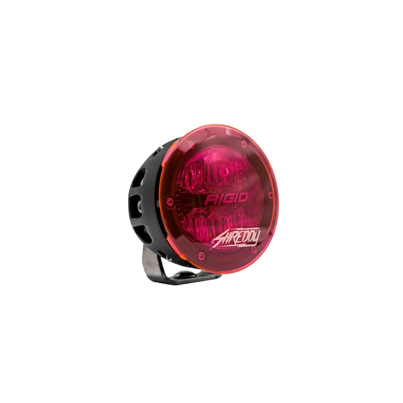 Rigid Industries x SHREDDY 360-Series 4in Lights w/Wt Bcklght (2) + 6 Covers (2 Pink/2 Teal/2 Blk) - Black Ops Auto Works