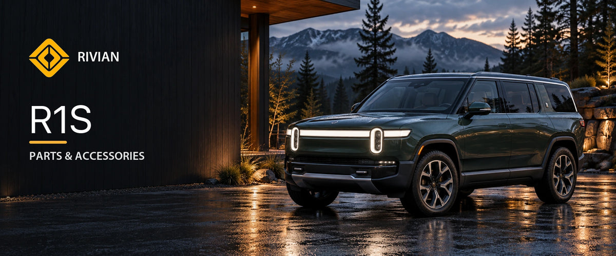 Rivian R1S parts and accessories collection banner