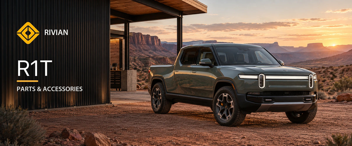 Rivian R1T parts and accessories collection banner