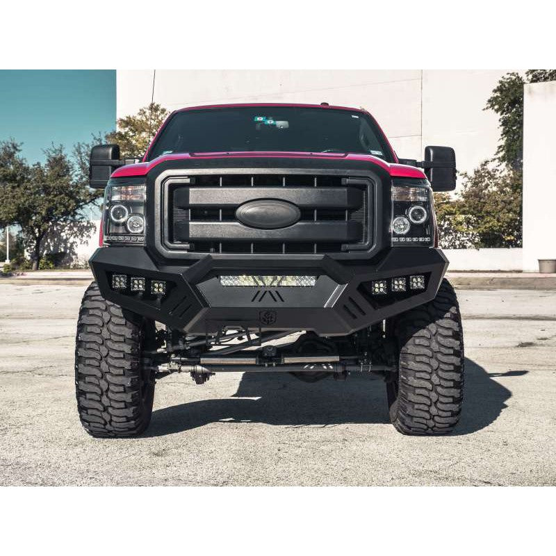 Road Armor 11-16 Ford F-250 SPARTAN Front Bumper Bolt-On Pre-Runner Guard - Tex Blk - Black Ops Auto Works