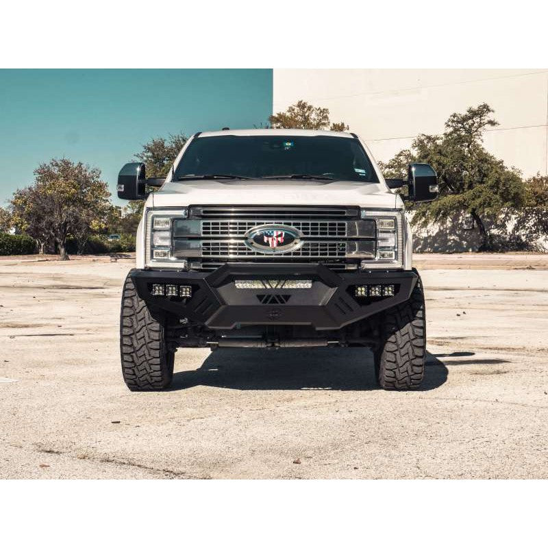 Road Armor 17-20 Ford F-250 SPARTAN Front Bumper Bolt-On Pre-Runner Guard - Tex Blk - Black Ops Auto Works
