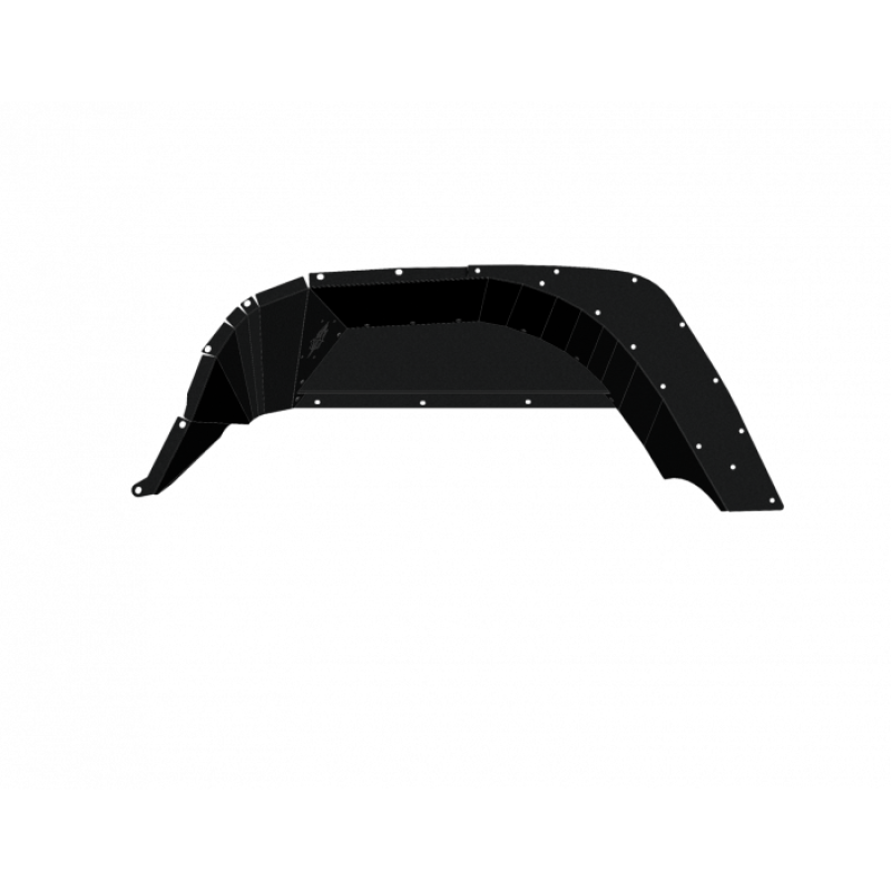 Road Armor 18-21 Jeep Gladiator JL Stealth Rear Fender Liner Body Armor - Black Steel - Black Ops Auto Works