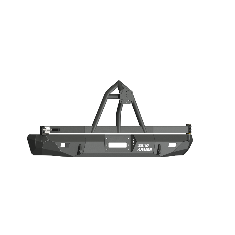 Road Armor 99-07 Ford Excursion Stealth Rear Winch Bumper w/Tire Carrier - Tex Blk - Black Ops Auto Works