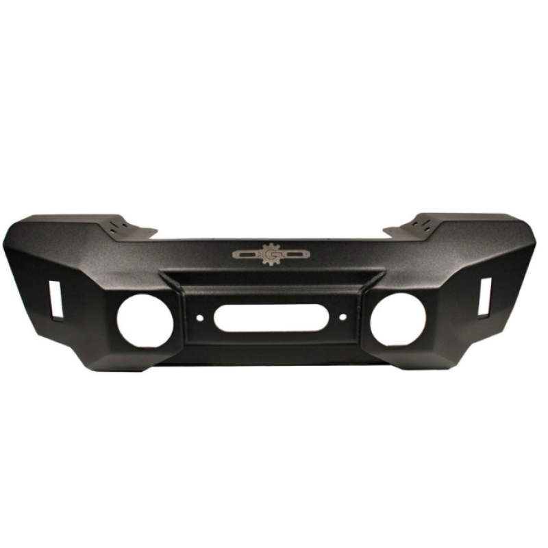 Rock Slide Engineering Rock Slider Jeep Wrangler JL & Gladiator JT Appalachian Steel Mid Stubby Bumper w/ Winch Plate