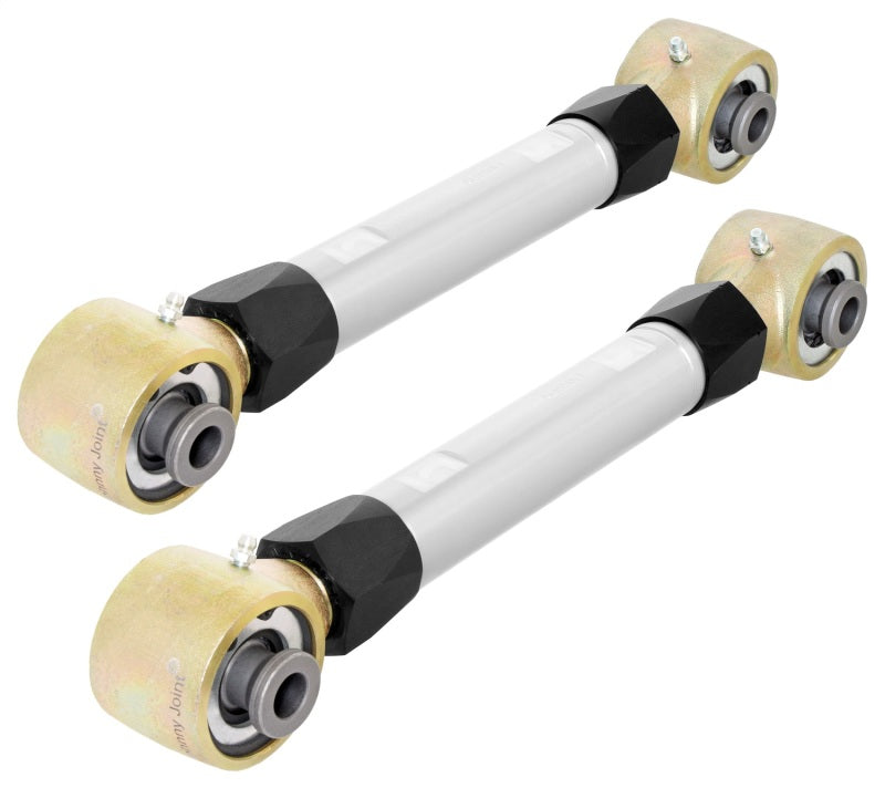 RockJock 2021+ Bronco RockNut Billet Aluminum Johnny Joint Rear Upper Control Arm Set Adjustable - Black Ops Auto Works