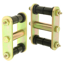 Load image into Gallery viewer, RockJock 76-86 CJ HD Leaf Spring Shackles Rear w/ Urethane Bushings HD Greasable Bolts Pair-Leaf Springs &amp; Accessories-RockJock-810038150161-