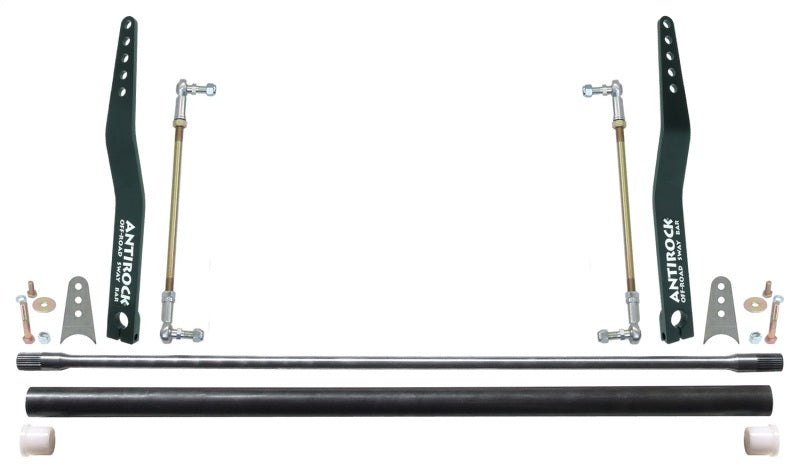 RockJock Antirock Sway Bar Kit Universal 45in Bar 20in Bent Steel Arms-Sway Bars-RockJock-810038153926-