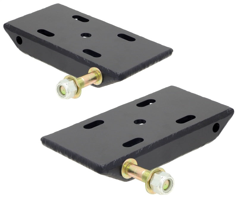 RockJock HD Leaf Spring Plates and Shock Mounts For Use w/ 2 1/2in Springs - Black Ops Auto Works