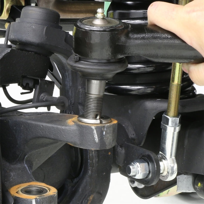 RockJock JK Currectlync Steering Sys. w/Flipped Drag Link 1.65in Dia. Tie Rod 1.3in Dia. w/Hardware - Black Ops Auto Works