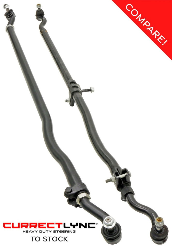RockJock JK Currectlync Tie Rod 1.65in Dia. Tube - Black Ops Auto Works