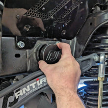 Load image into Gallery viewer, RockJock Frame Tube Plugs Frame Front CNC Machined Black Delrin - RockJock ROKRJ-600000-101