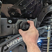 Load image into Gallery viewer, RockJock RJ-600000-101 CNC machined black Delrin frame tube plugs