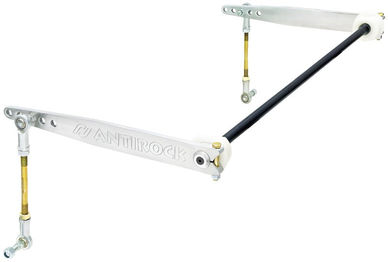 RockJock TJ/LJ Antirock Sway Bar Kit Front Bolt-On Aluminum Arms - Black Ops Auto Works