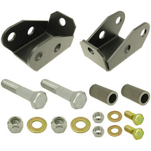 Load image into Gallery viewer, RockJock TJ/LJ Shock Mount Extensions Rear Lower w/ Hardware Pair - Black Ops Auto Works