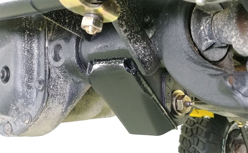 RockJock TJ/LJ/XJ/MJ/ZJ Lower Control Arm Bracket Skid Plates Front Pair Requires Welding - Black Ops Auto Works